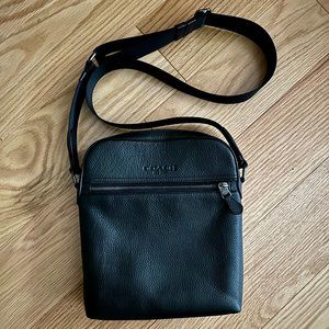 New Coach Travel Bag, Houston Flight Bag, Gunmetal Black, Authentic, Un-used